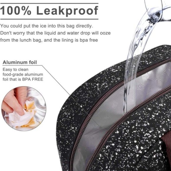 Lunch Bag for Women Men Insulated Lunch Box for Adult Reusable Lunch Tote bag - Picture 6 of 6